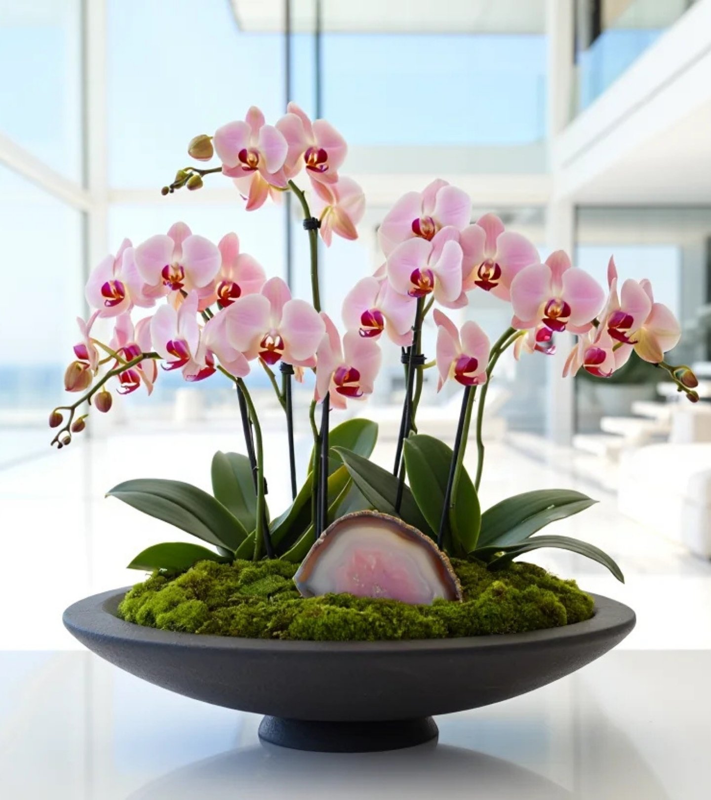 Noir Agate Pink Orchid - hover